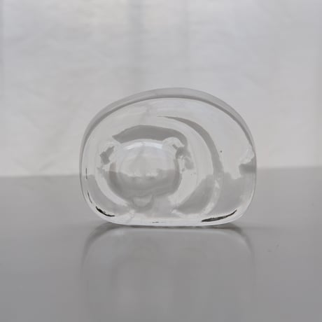 IITTALA BEAR GLASS OBJECT