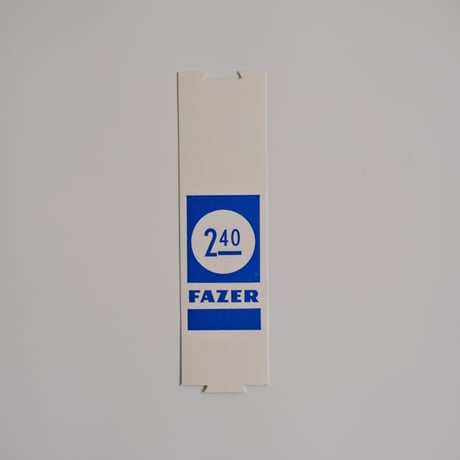 FAZER PRICE CARD