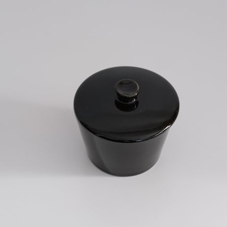 ARABIA KILTA BLACK SUGAR POT
