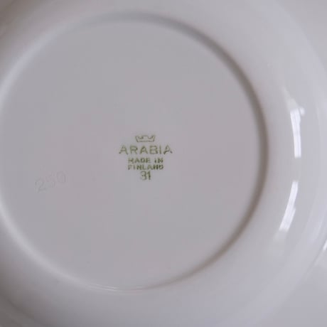 ARABIA HELSINKI MARK SOUP PLATE (B)
