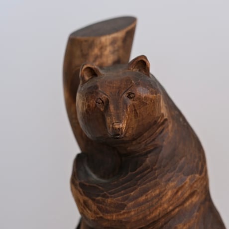 Wood Carved Bear / Finland