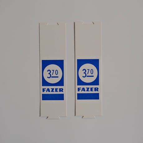 FAZER PRICE CARD