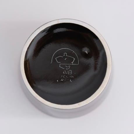 ARABIA KILTA BLACK SUGAR POT