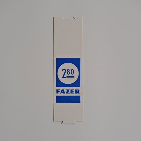 FAZER PRICE CARD