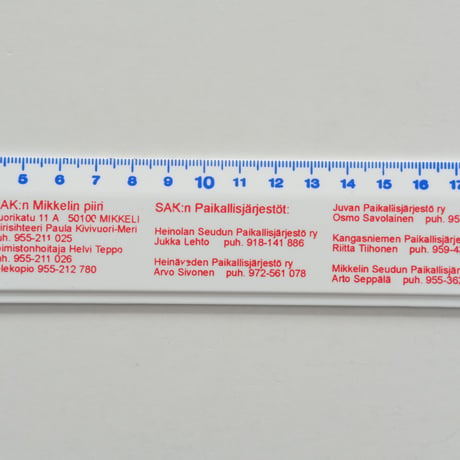PLASTIC RULER