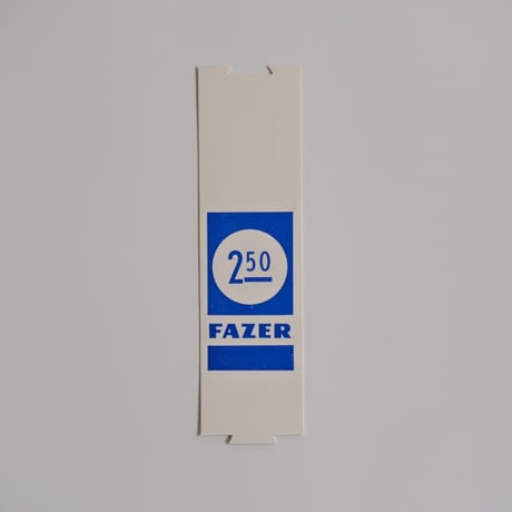 FAZER PRICE CARD