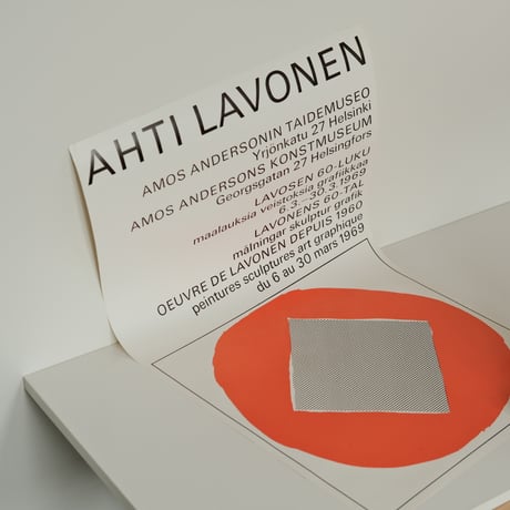 AHTI LAVONEN POSTER