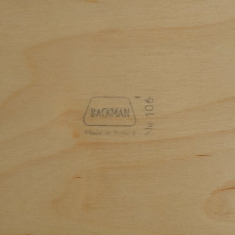 BACKMAN TRAY
