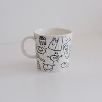 ARABIA TEEMA HELSINGIN SANOMAT MUG