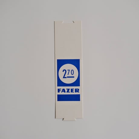 FAZER PRICE CARD