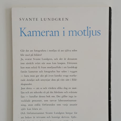 Kameran i motljus