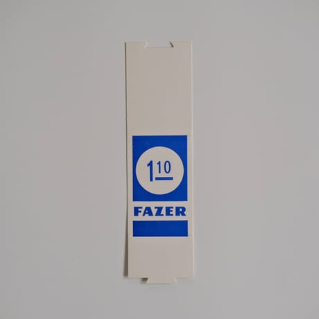 FAZER PRICE CARD