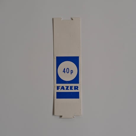 FAZER PRICE CARD