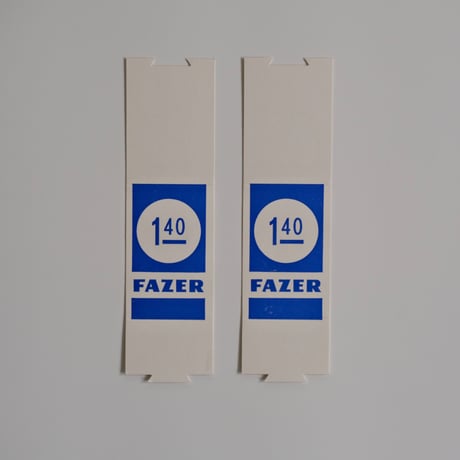 FAZER PRICE CARD