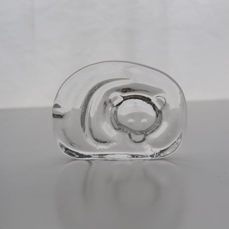 IITTALA BEAR GLASS OBJECT