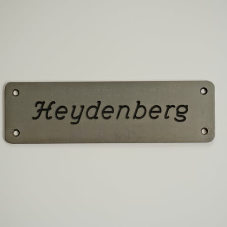Heydenberg Metal Plate