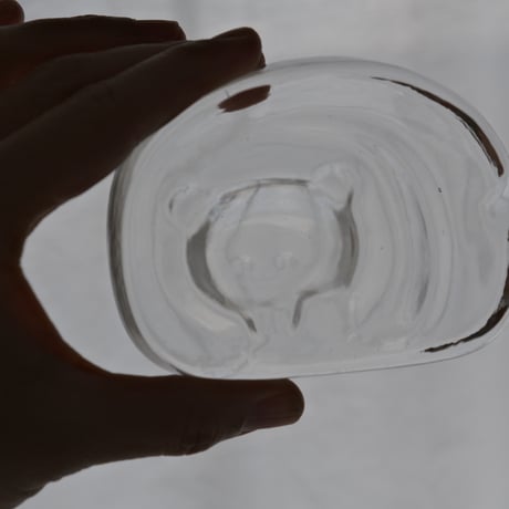IITTALA BEAR GLASS OBJECT