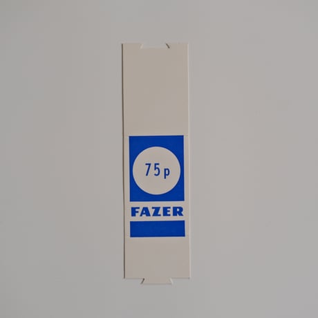 FAZER PRICE CARD