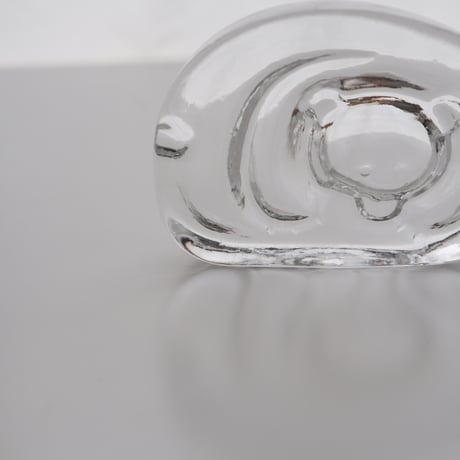 IITTALA BEAR GLASS OBJECT
