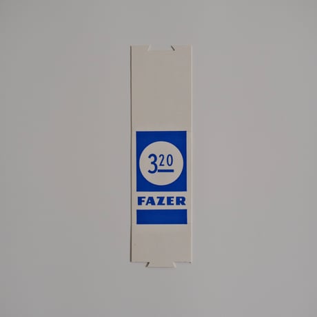 FAZER PRICE CARD