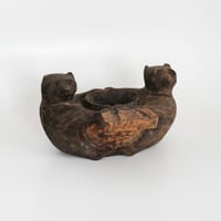 WOOD CARVING BEAR (D)
