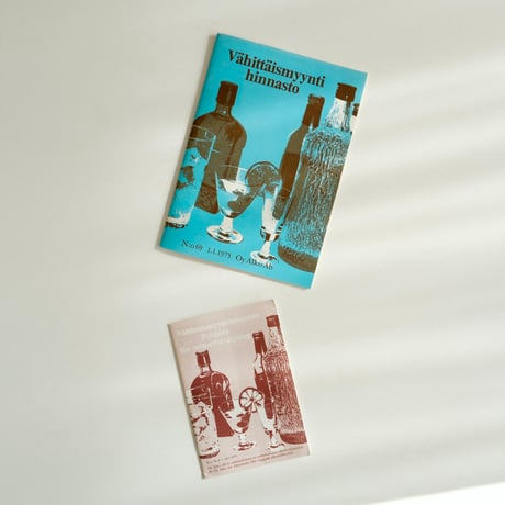 FINNISH LIQUOR STORE 'ALKO' SMALL BOOK