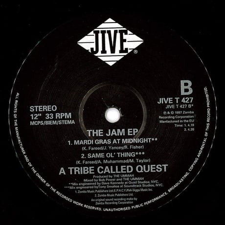A Tribe Called Quest – The Jam EP