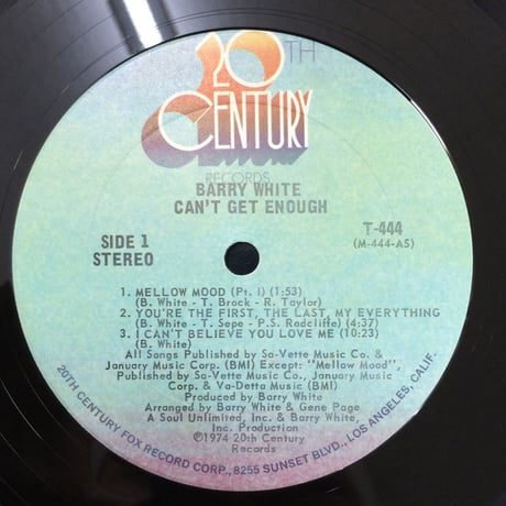 Barry White – Can't Get Enough