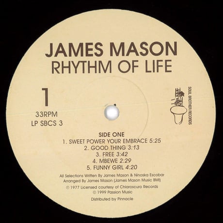 James Mason - Rhythm Of Life (Reissue)