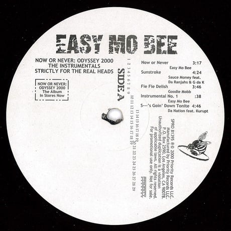 Easy Mo Bee – Now Or Never: Odyssey 2000 - The Instrumentals