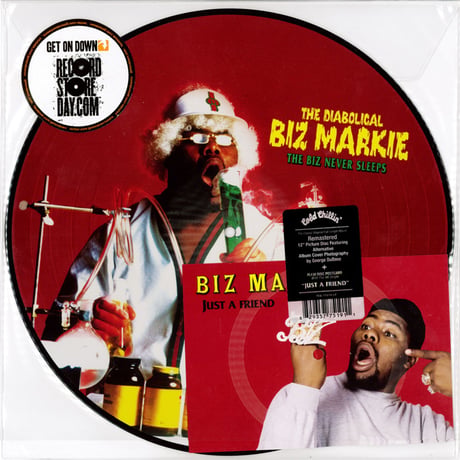 The Diabolical Biz Markie – The Biz Never Sleeps (w/Postcard Shaped Flexi-disc)