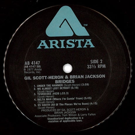 Gil Scott-Heron & Brian Jackson – Bridges