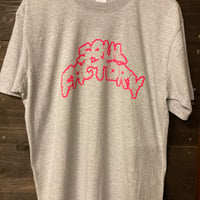 【サンプル品】SF Smokin' Tee ("L"/Mix Grey×Pink/6.2oz.)