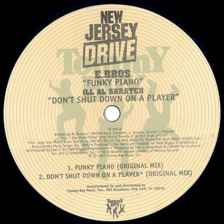Ill Al Skratch / E Bros – Don't Shut Down On A Player / Funky Piano