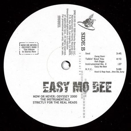 Easy Mo Bee – Now Or Never: Odyssey 2000 - The Instrumentals