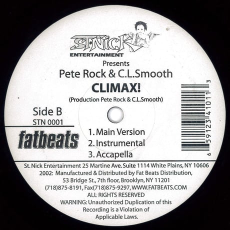 Pete Rock & C.L. Smooth – Shine On Me / Climax