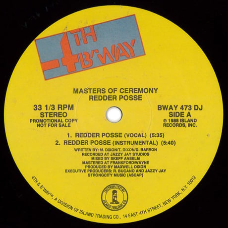 Masters Of Ceremony - Redder Posse