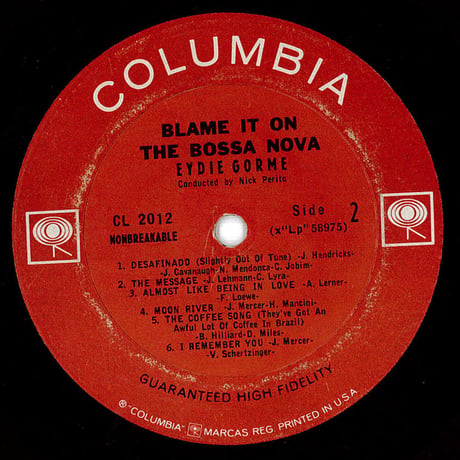 Eydie Gorme – Blame It On The Bossa Nova