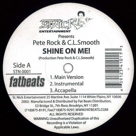 Pete Rock & C.L. Smooth – Shine On Me / Climax