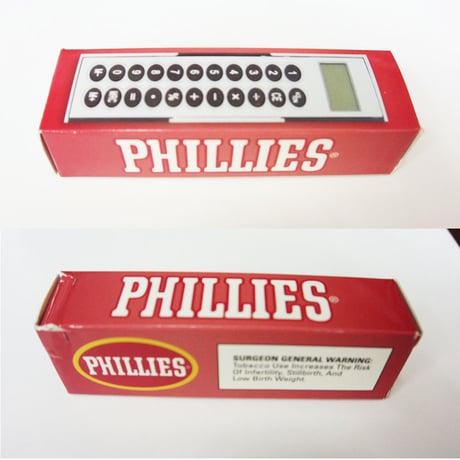 PHILLIES CIGAR CASE with CALCULATOR