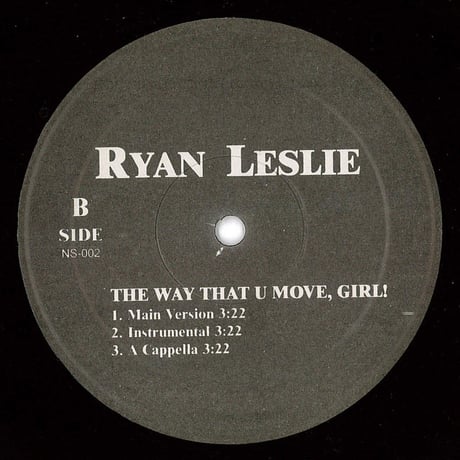 Ryan Leslie – Just Right / The Way That U Move, Girl!