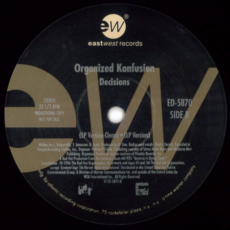 Mobb Deep, L.E.S. and A.C.D. / Organized Konfusion – Street Life / Decisions