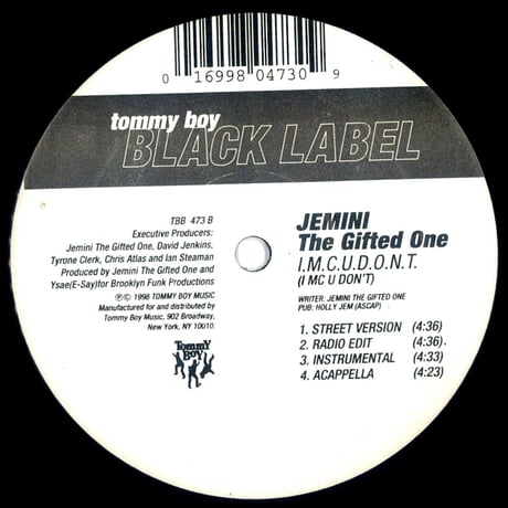 Jemini The Gifted One – Who Wanna Step II Dis (Remix) / I.M.C.U.D.O.N.T.