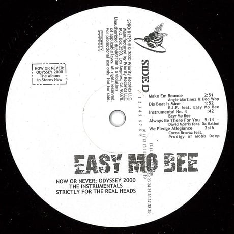 Easy Mo Bee – Now Or Never: Odyssey 2000 - The Instrumentals