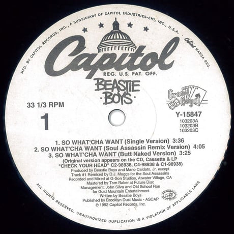 Beastie Boys – So What 'Cha Want