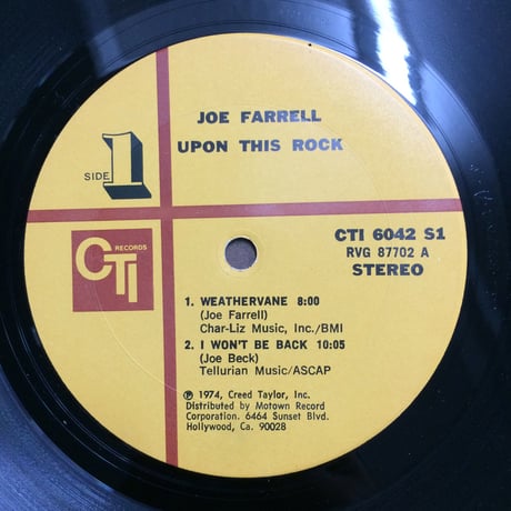Joe Farrell – Upon This Rock
