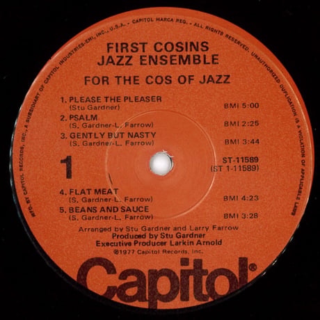 First Cosins Jazz Ensemble - For The Cos Of Jazz