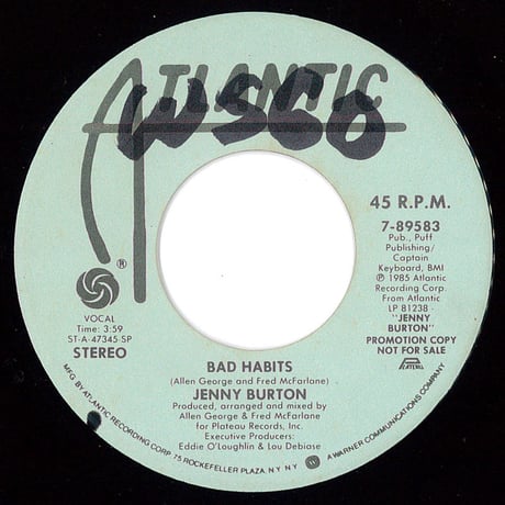 Jenny Burton - Bad Habits