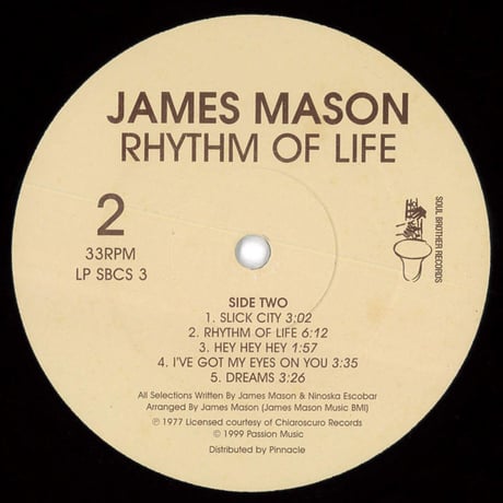 James Mason - Rhythm Of Life (Reissue)