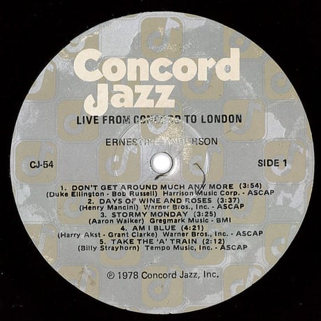 Ernestine Anderson – Live From Concord To London